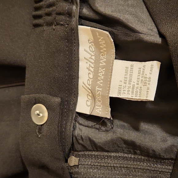 Plus size Black business suit, 3 pieces - Picture 6 of 7